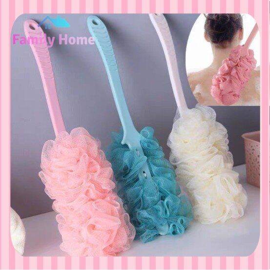 FamilyHome♥ Item Long Handle Back Brush Back Body Bath Shower Sponge
