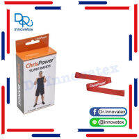 ChrisPower Superbands Light 0.80 mm x 50 mm x 100 cm (สีแดง)