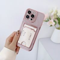 MAGOOER เคสโทรศัพท์แวววาวเคลือบสำหรับ iPhone 11 13 Pro,สำหรับ iPhone 14 Pro Max 13 12ช่องเสียบบัตรเคสซิลิโคนนิ่ม