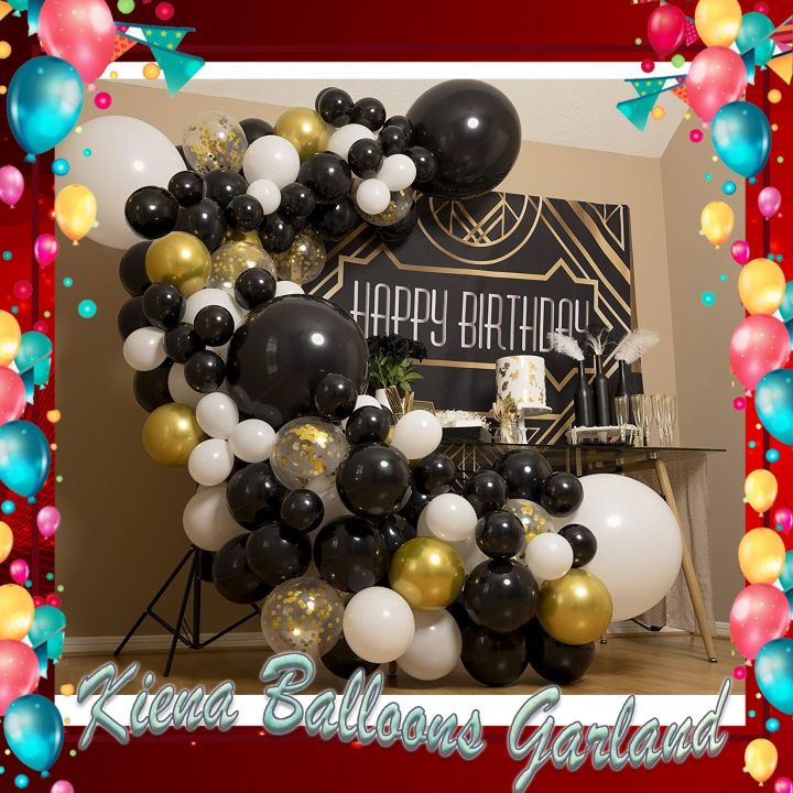 black white and silver New Year's Party Ideas, Photo 7 of 27