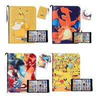 900Pcs Card Bag Album Pokemon Map Grand Format 9Pocket Holder Collections Card Psyduck Charmander Pikachu Binder Folder Gift