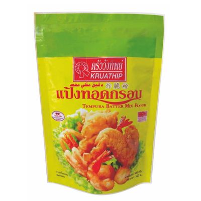 สินค้ามาใหม่! ครัววังทิพย์ แป้งทอดกรอบ 500 กรัม Kruawangthip Tempura Flour 500 g  ล็อตใหม่มาล่าสุด สินค้าสด มีเก็บเงินปลายทาง