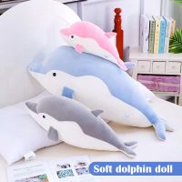 【CW】 soft and cute dolphin stuffed animal plush toy Sea big pillow swimming club children girls gift
