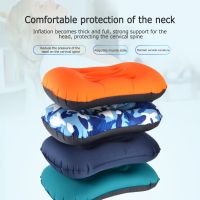 Portable Inflatable Pillow Ultralight Multipurpose Compressible Travel Pillow Comfortable Easy Storage Inflatable Waist Cushion Travel pillows