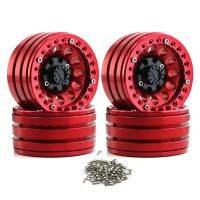 4 Pcs RC Crawler Car Wheel Rims Fit for 1/10 RC Crawler TRX4 D90 Axial SCX10 90028 90035 90046 90047