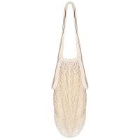 Net String Shopping Bag Long Handle Portable Reusable Net Tote String Bag Organizer for Grocery Shopping