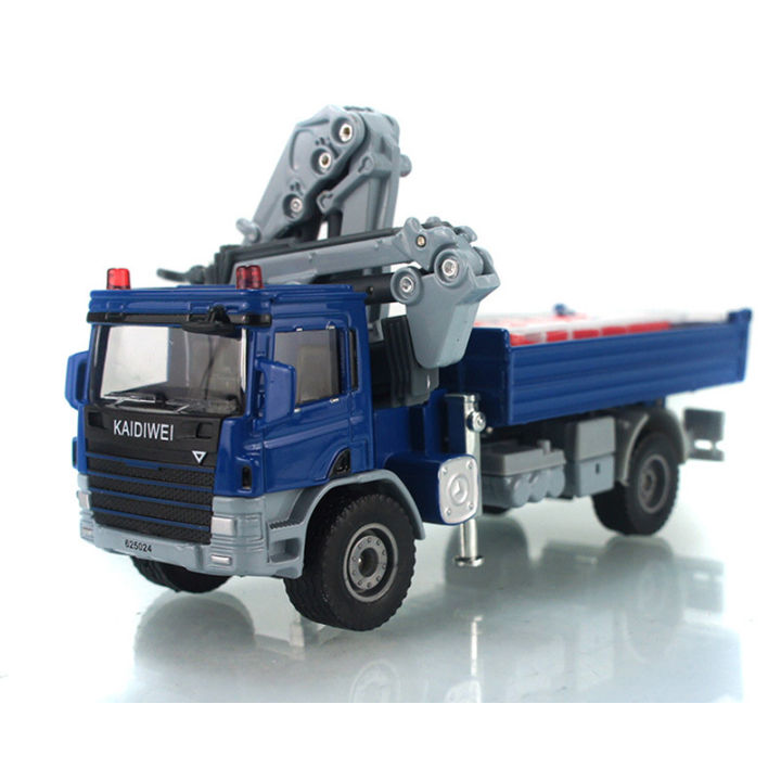 alloy-1-50-truck-mounted-crane-transport-truck-model-high-simulation-crane-engineering-truck-childrens-toys-free-shipping