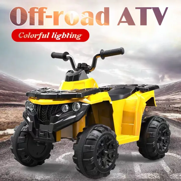 Children's electric off-road vehicle remote control motorcycle beach ...