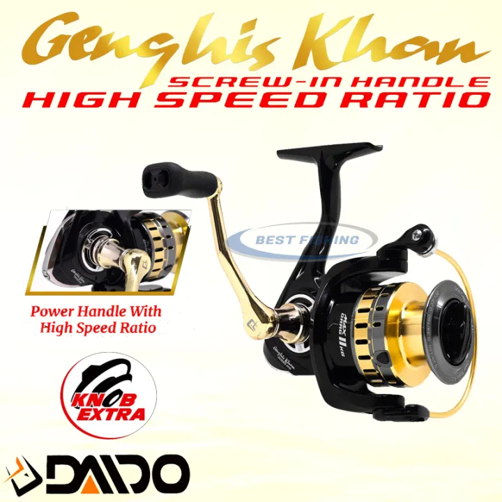 REEL PANCING DAIDO GENGHIS KHAN HIGH SPEED 10 BEARING 1000 2000