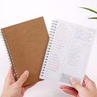 2023 Notebooks Agendas Planner Diary Weekly Spiral Organizer Libretas A5 Note Books Monthly Kraft Paper Schedule