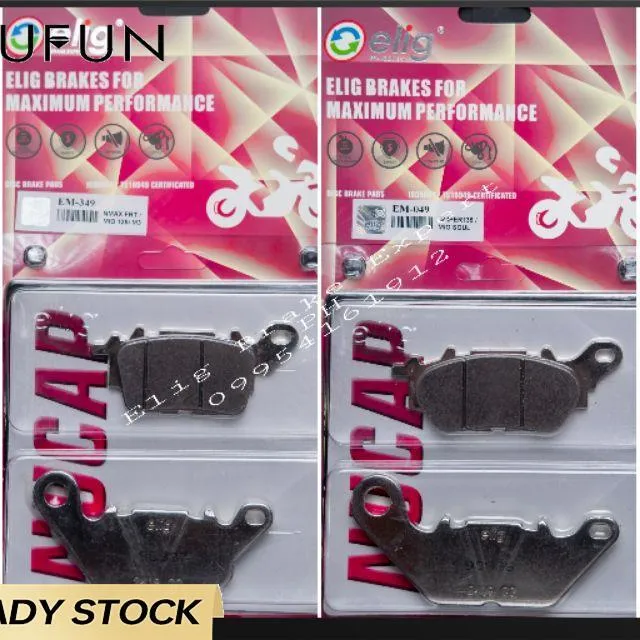 【Hot】 Yamaha Nmax V1 / V2 Front Rear NRS Nucap Ceramic Sports Elig