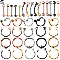 【YP】 1PC Titanium Piercing Nariz Earring Septum Labret Cartilage Industrial Tongue Barbells Eyebrow Jewelry