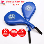 Đích Đá Đùi Gà Cầm Tay Màu Xanh Tập Võ Thuật Taekwondo, Vovinam