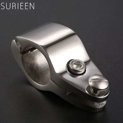 SURIEEN Jaw Slide Hinged 1" 25mm Boat Top Hinge Stainless Steel Marine Awning Hardware Fitting Rowing Boats Accessories Marine Accessories
