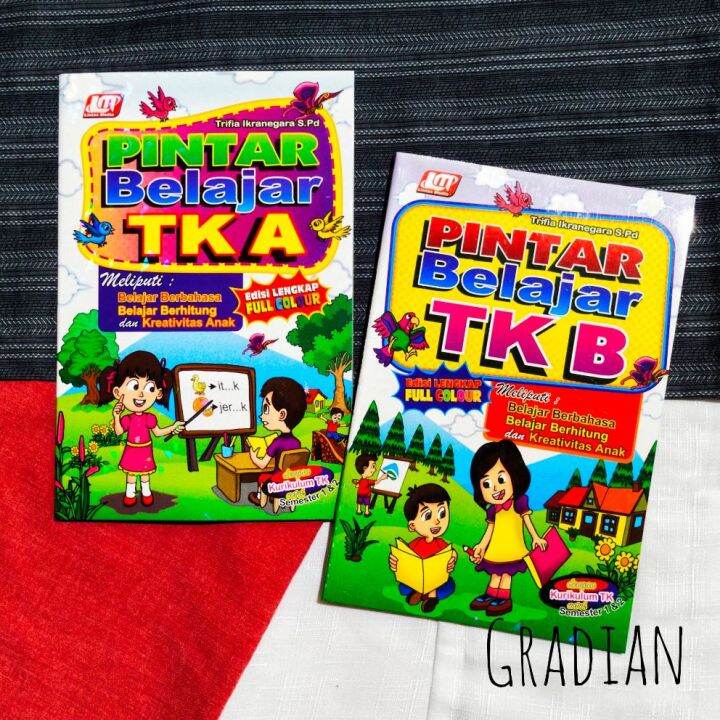 PAKET 2 BUKU PINTAR BELAJAR TK A DAN TK B SEMESTER 1 DAN 2 | Lazada ...