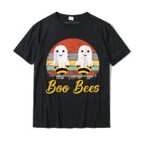 Vintage Boo Bees ฮาโลวีน Vintage Bees เครื่องแต่งกาย Boo ตลกเสื้อยืด GroupCustom เสื้อคลาสสิกผ้าฝ้ายผู้ชาย T เสื้อคุณภาพสูง T-Shirt