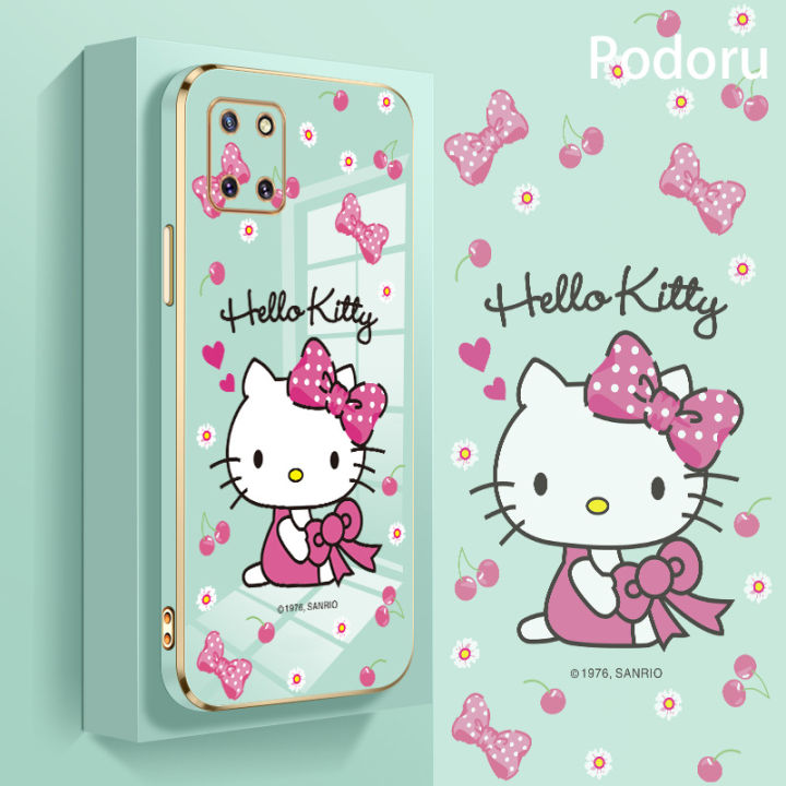 เคสซัมซุงโน้ต10-lite-a81-m60s-ชุบทองเรียบง่ายสุดหรูเคสโทรศัพท์-hello-kitty-tpu-เคสซิลิโคนแบบนิ่ม