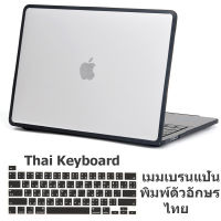 เคสฝาครอบใส TPU + PC สำหรับ 2023 Macbook Air 15 เคสป้องกันซิลิโคนฟรีผิวด้านกันกระแทกแบบแข็งสำหรับ Macbook A2779 A2780 2020 Air 13 Pro M1 A2337 A2338