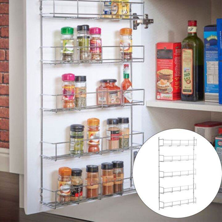 kitchen-spice-rack-cabinet-shelf-organizer-storage-wall-mount-holder-closet-organizer