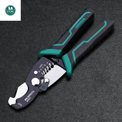 8-inch Multifunctional Electrician Peeling Household Network Cable Wire Stripper Puller Stripper Tools