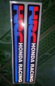 Tem dán phuộc phản quang Honda racing