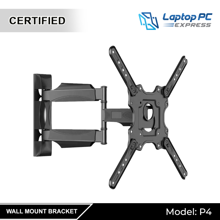 P4 TV Wall Mount Swivel and Tilt Bracket Fits for 32 55 inch Load