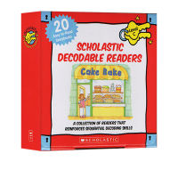 Original English decodable readers box set level C 20 boxed learning music graded natural spelling initial level C childrens color painting version early education parent-child enlightenment series