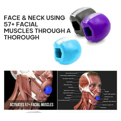 Jawline Exercise Ball Jawline Exerciser Ball Food-grade Silica Gel JawLine Muscle Training Fitness Ball Neck Face Toning