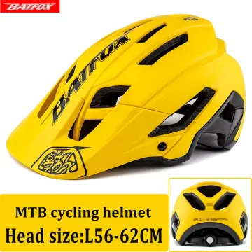 BATFOX Helmet cycling men's bicycle helmet MTB casco bicicleta Mountain  bike casco ciclismo hombre Matte black cycling helmets