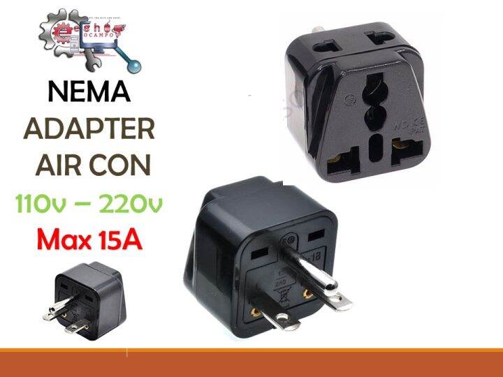 Aircon Adaptor Plug To International Adapter for Aircon Electrical
