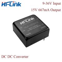 【The-Best】 FairBay HiLink หม้อแปลง DC/DC 10W 24V ถึง15V หม้อแปลงขั้นตอน667mA แหล่งแหล่งจ่ายไฟดีซี HLK-10D2415