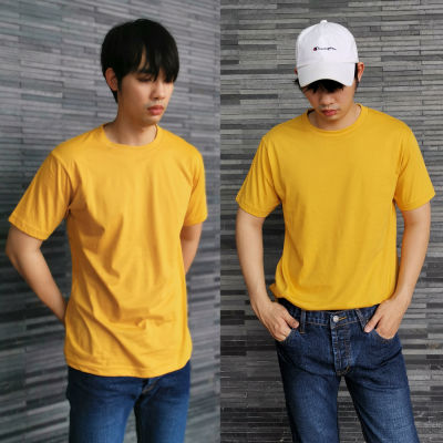 เสื้อยืดชายสีชมพู ผ้า premium comb cotton 100%(ขาว,ดำ,เทา,ครีม,น้ำเงิน,ฟ้า,กากี,เหลือง,เขียว,ชมพู)