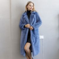 [COD] New Loose Faux Fur Coat Soft Street Leather Coats