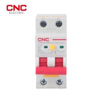 CNC YCB9LE-80M 2P 230V RCBO Residual Current Circuit Breaker With Over Current And Leakage Protection 30mA MCB 6-63A Breakers Load Centers  Fuses