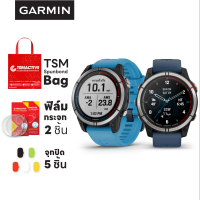 Garmin Quatix 7 (ฟรี! ฟิล์มกระจก 2 ชิ้น + จุกปิด 5 ชิ้น + TSM Spunbond Bag) สมาร์ทวอทซ์ GPS มัลติสปอร์ต และการเดินเรือ (รับประกันศูนย์ไทย 1 ปี)