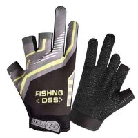 ❁❏┋ Three-finger Fishing Gloves Non-slip Wear-resistant Breathable Sunscreen Outdoor Riding Mens Outdoor Camping Hiking Equipment