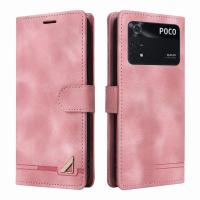 เคส Xiaomi Poco X4 Pro 5G,ฝาปิดหนังมีกระเป๋าเงินด้านสำหรับ Poco X4 GT เคสมือถือสไตล์เคสหนัง PU โทรศัพท์มือถือ Poco X4 Pro