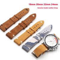 18mm 20mm 22mm High-Quality Genuine Suede Leather Strap for Men Women Retro Watch Band Quick Release Replacement Wristband Band