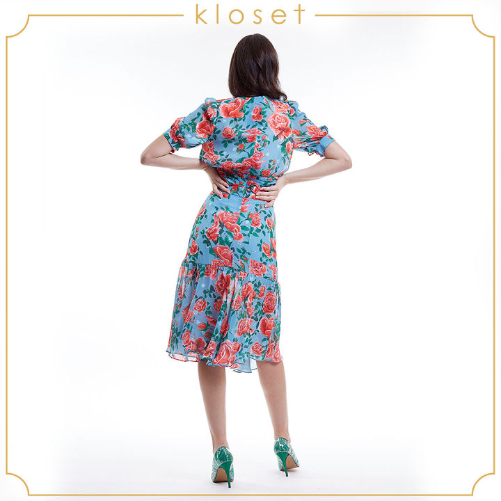 kloset-rose-meo-print-flowy-skirt-pf20-s002-กระโปรงแฟชั่น-กระโปรงสั้น-กระโปรงพิมพ์ลาย-เสื้อผ้าแฟชั่น