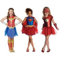 Halloween Girls Tutu Dress with Mask Super Hero Inspired Baby Costume Kids Batgirl Tutu Costume Child Wonder Dress anime cosplay Dresses