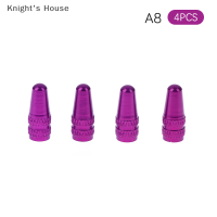 Knights House 4ชิ้นยางรถจักรยานแข่งฝาครอบวาล์วแบบฝรั่งเศสฝาครอบวาล์วอากาศ11สี