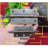 Vintage Bronze Tone Cabinet Door Luggage Crown Hinge6 Holes Decor Alloy HingesFurniture DecorationAntique Old Style8Pcs