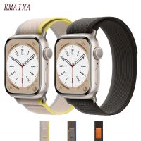 [HOT EWSGWJKKAI HOT] Trail Loop สำหรับ Apple Watch Ultra Band 49มม. 45มม. 41มม. 44มม. 40มม. 42มม. 38มม. 40 44 45มม. สร้อยข้อมือ IWatch Series 7 6 5 4 3 Se 8สาย