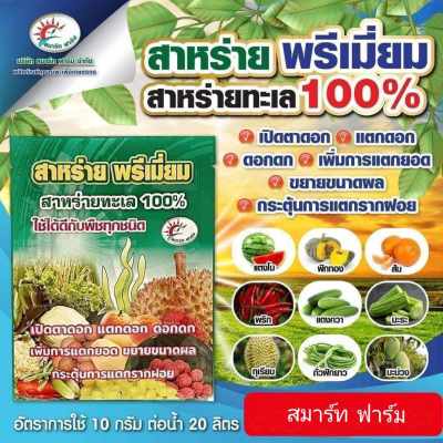 สาหร่าย พรีเมี่ยม (สาหร่ายทะเล 100%) ขนาด 100 กรัม