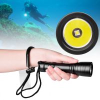 SecurityIng Professional Diving Flashlight with Magnetic Switch IP68 Underwater 150M Dive Lights Photographic Fill Lamp Torch Diving Flashlights
