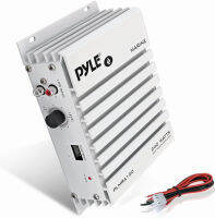 Pyle Hydra Marine Amplifier - Upgraded Elite Series 240 Watt 4 Channel Audio Amplifier - Waterproof, 4-8 Ohm Impendance, GAIN Level Controls, RCA Stereo Input &amp; LED Indicator (PLMRA120) 240 Watts 2 Channel Standard Packaging