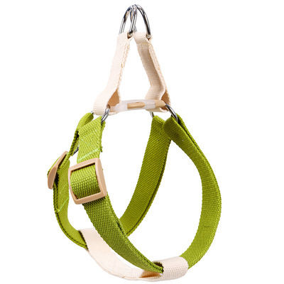 Dog traction rope chest strap-L size + white and green