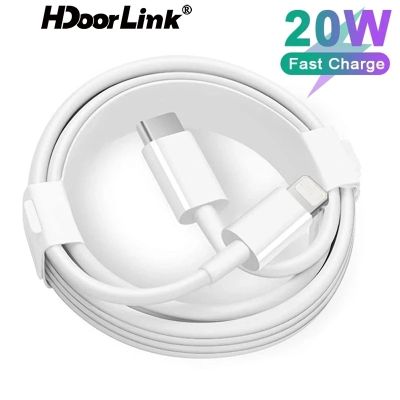 Hdoorlink 20W สายชาร์จเร็ว สําหรับ IOS USB C To สายชาร์จโทรศัพท์ 1ม./2ม. 14 13 12