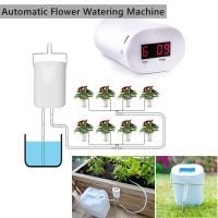 8/4/2 Head Automatic Watering Pump Controller Flowers Plants Home Sprinkler Drip Irrigation Device Pump Timer System Garden