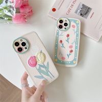 สอบถามก่อนกดสั่งซื้อ เคสหนัง หนัง เคสคู่ เคสดอกไม้ เคสทิวลิป เคสดอกทิวลิป เคสโทรศัพท์ พร้อมส่งจากไทย กล้องกลม